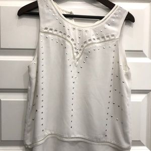 Graylin double layer white tank.